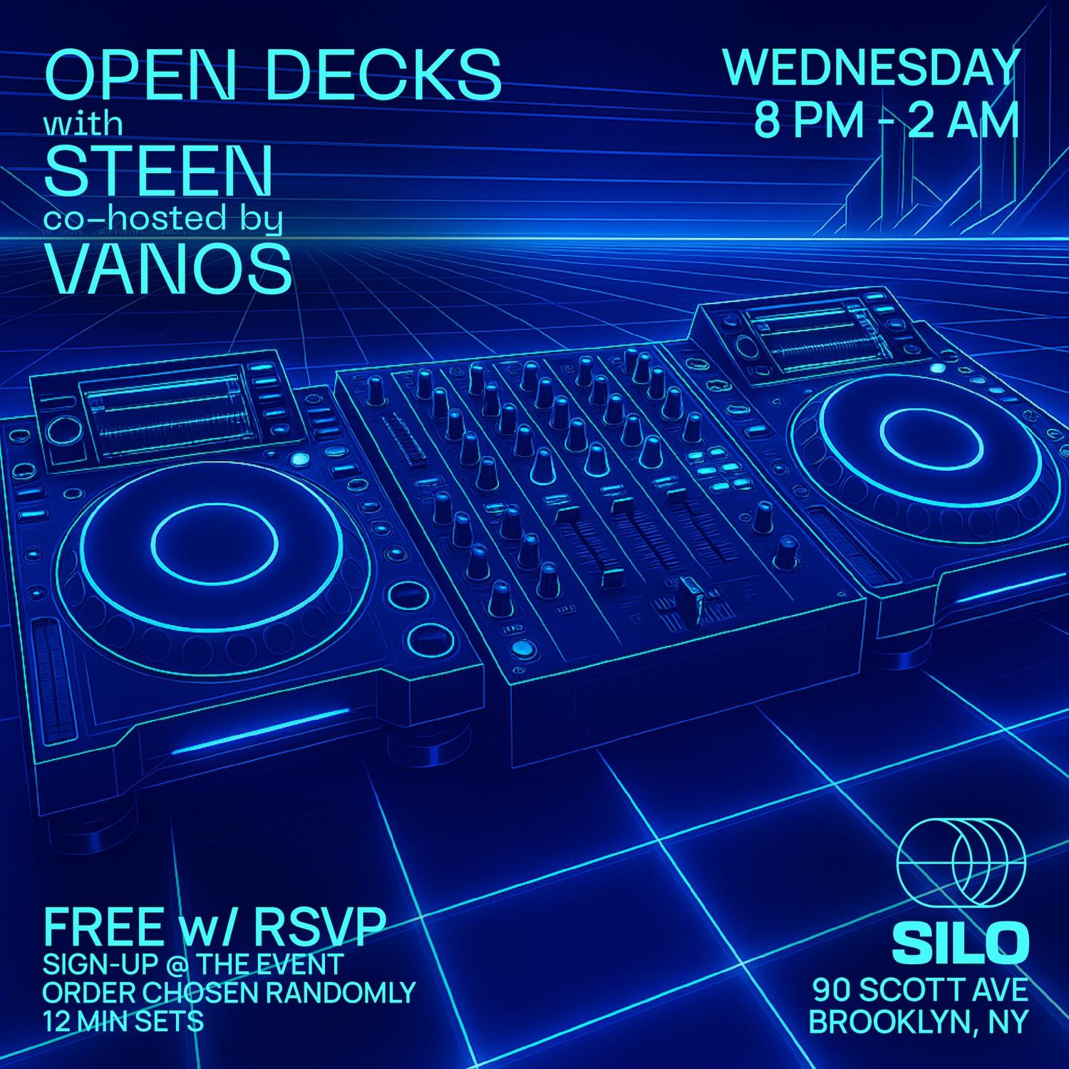 Open Decks With Steen And Vanos