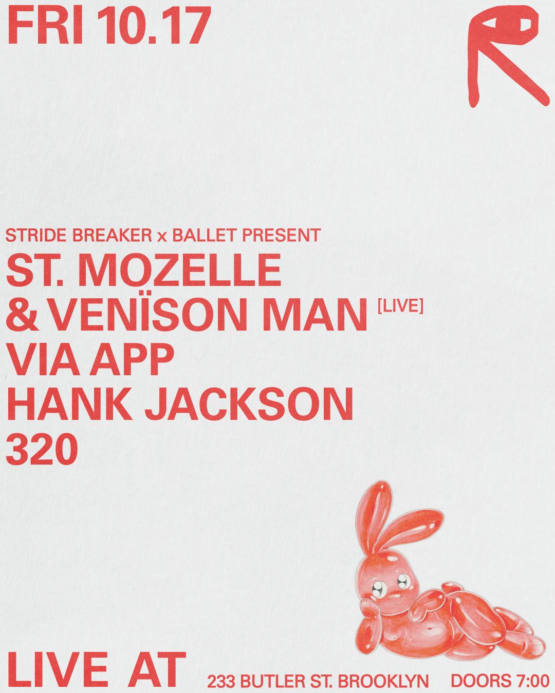 Stride Breaker X Ballet: St. Mozelle & Venïson Man [Live] + Via App + Hank Jackson + 320