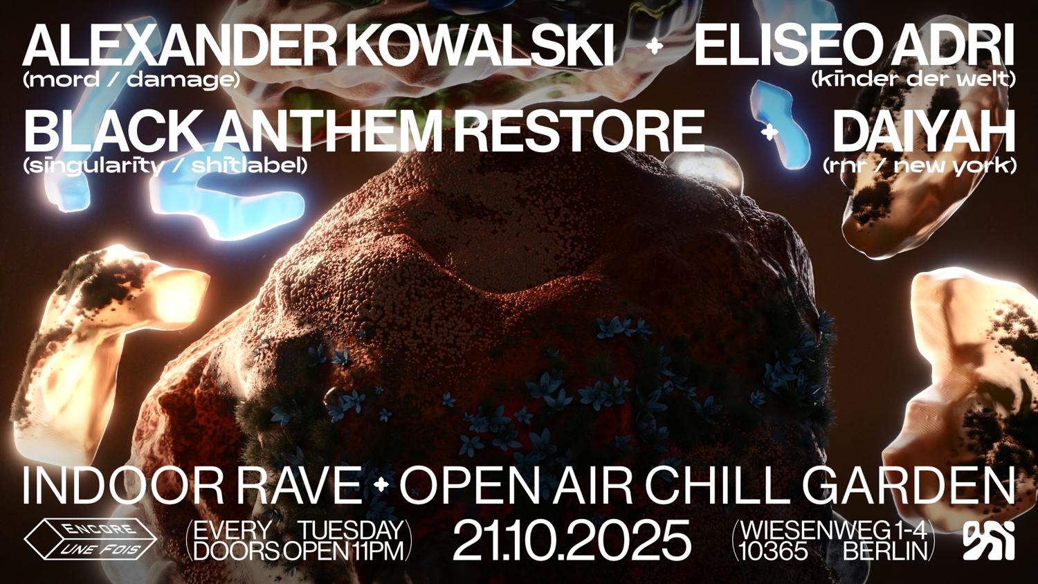 ✦Encore.Une.Fois✦ / Tuesday Techno Rave