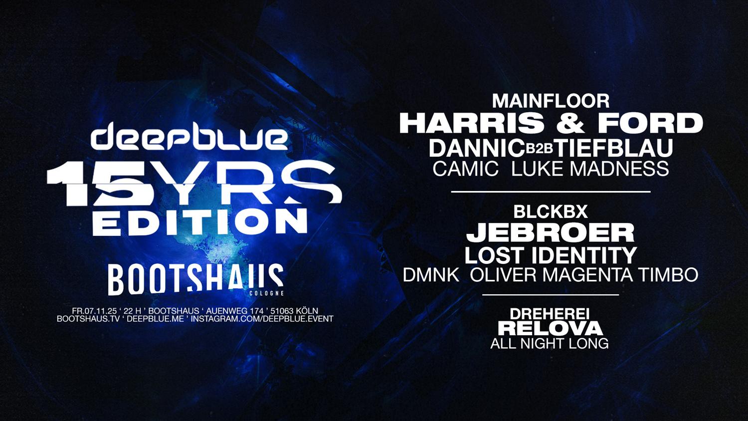 Deepblue 15 Yrs Edition W. Harris & Ford / Jebroer