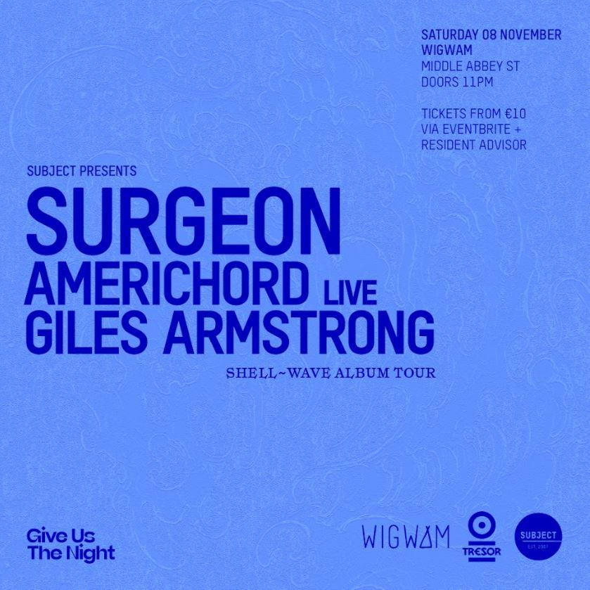 Surgeon - Shell Wave Album Tour [Tresor]