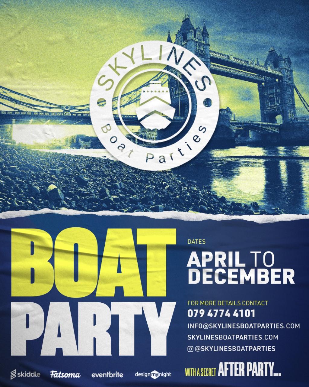 New Years Boat Party On The Thames And See Fireworks