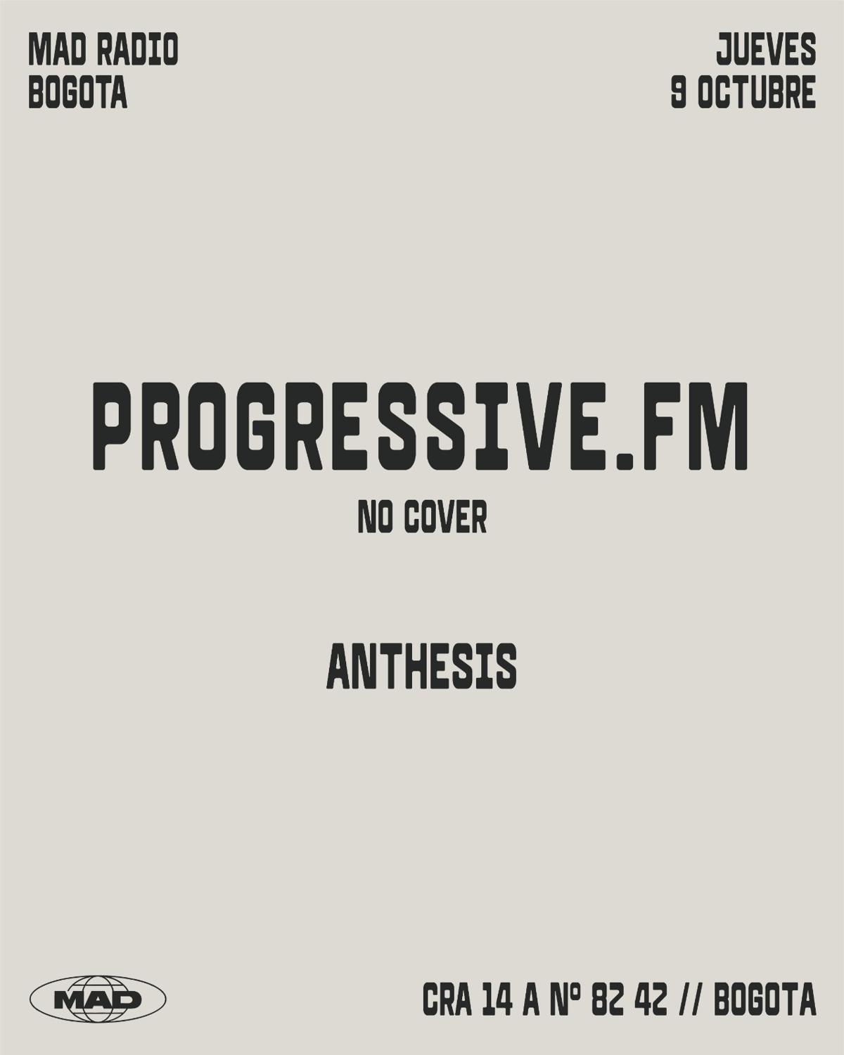 Progressive.Fm / Anthesis: Nihl, Nattier, Victor Coelho & Cristian Caro, Morris Tellez