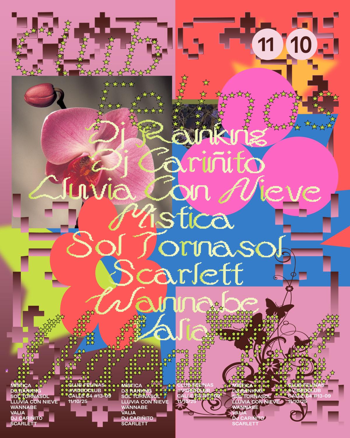 Club Felinas: Dj Rankng (Mex) / Sol Tornasol / Mística