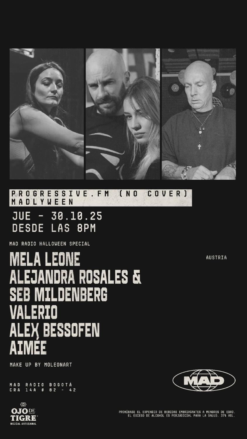 Progressive.Fm: Mela Leone, Alejandra Rosales & Seb Mildenberg, Valerio, Alex Bessofen, Aimée