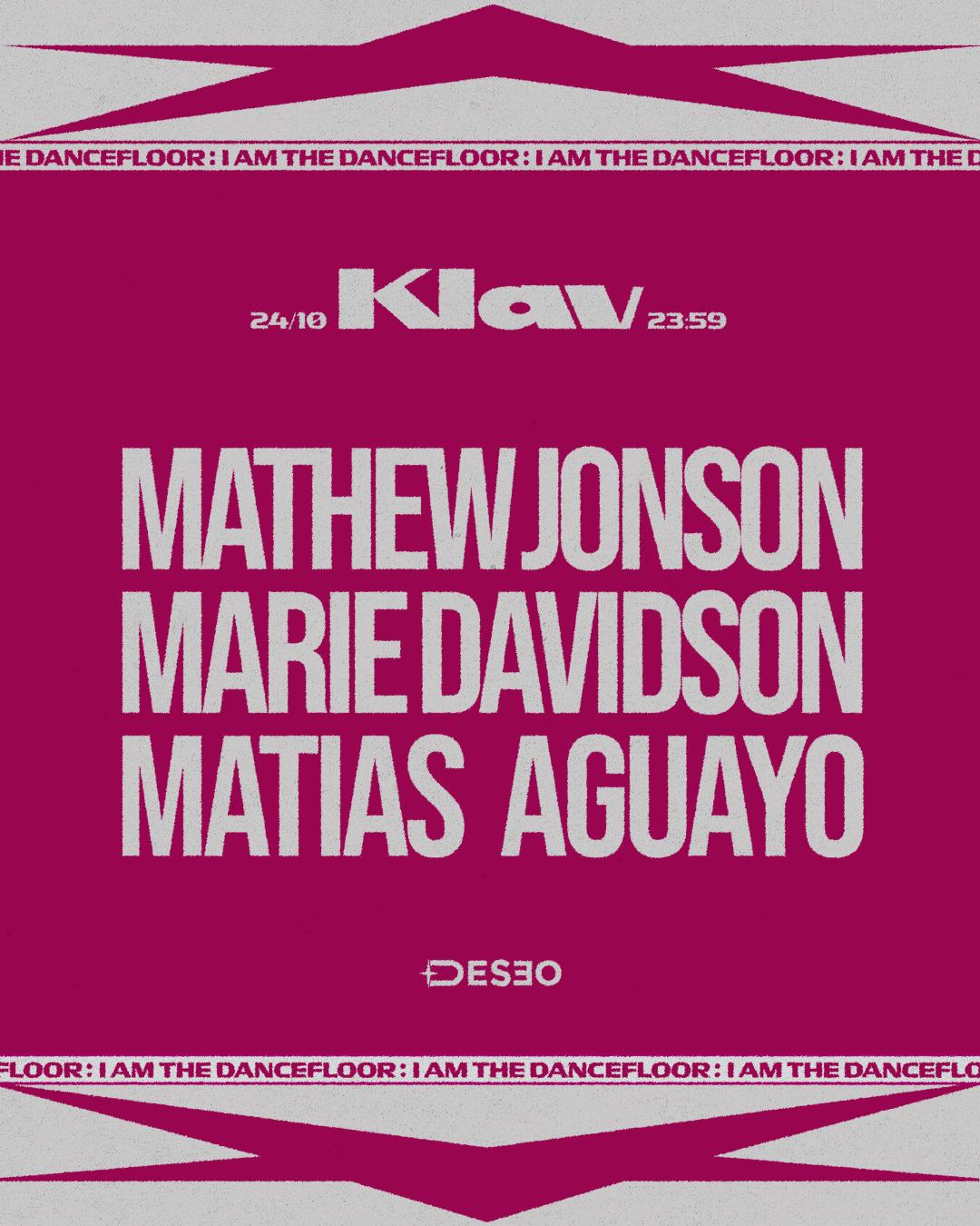 Klav: Marie Davidson, Mathew Jonson, Matías Aguayo