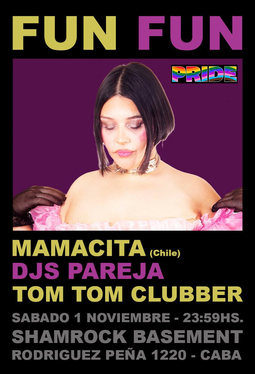Fun Fun Pride Con Mamacita (Chile), Djs Pareja Y Tom Tom Clubber