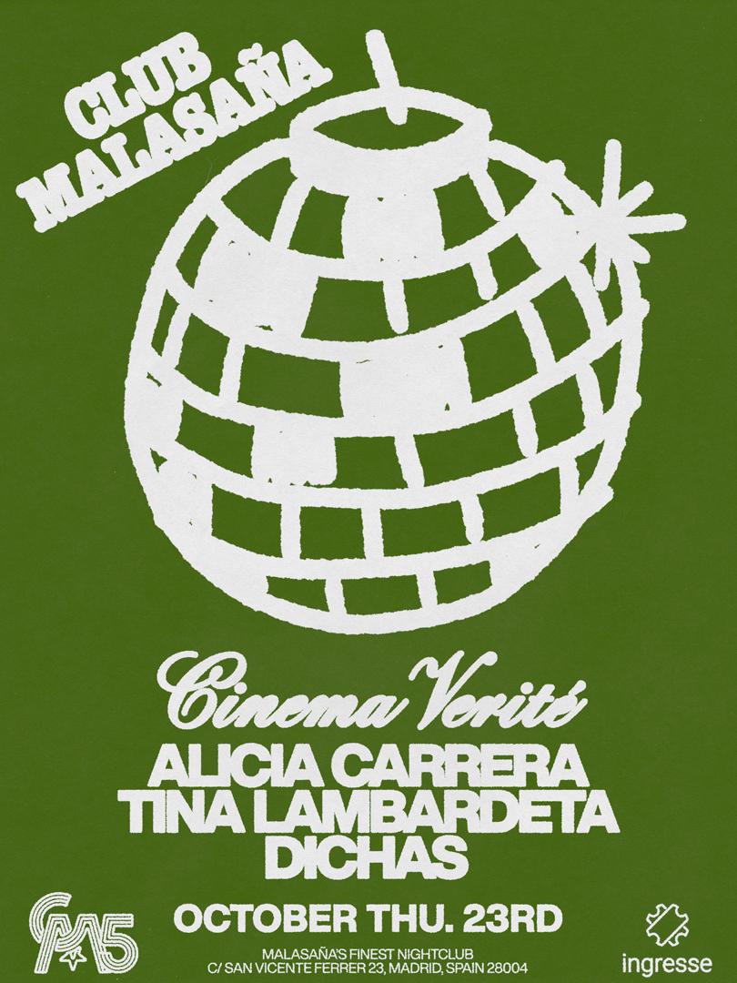Cinema Verité Feat. Alicia Carrera + Tina Lambardeta