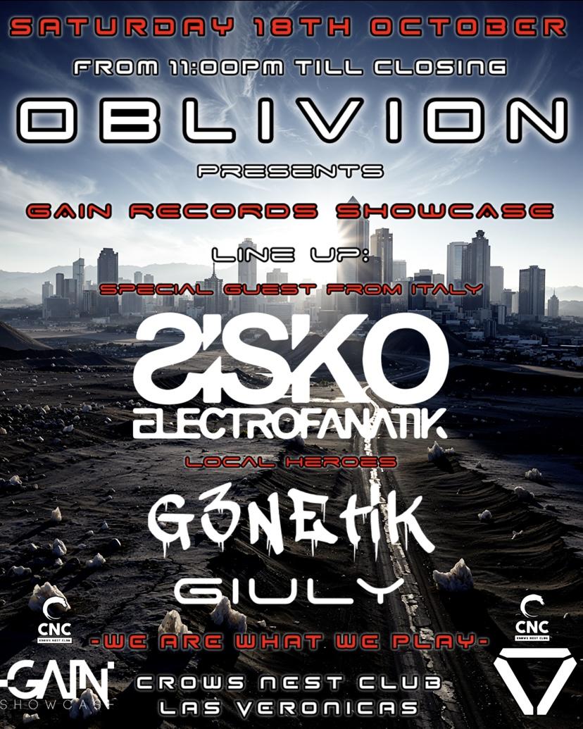Oblivion X Gain Records Showcase