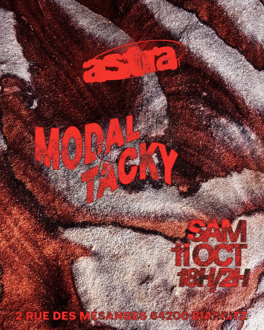 Modal & Tacky