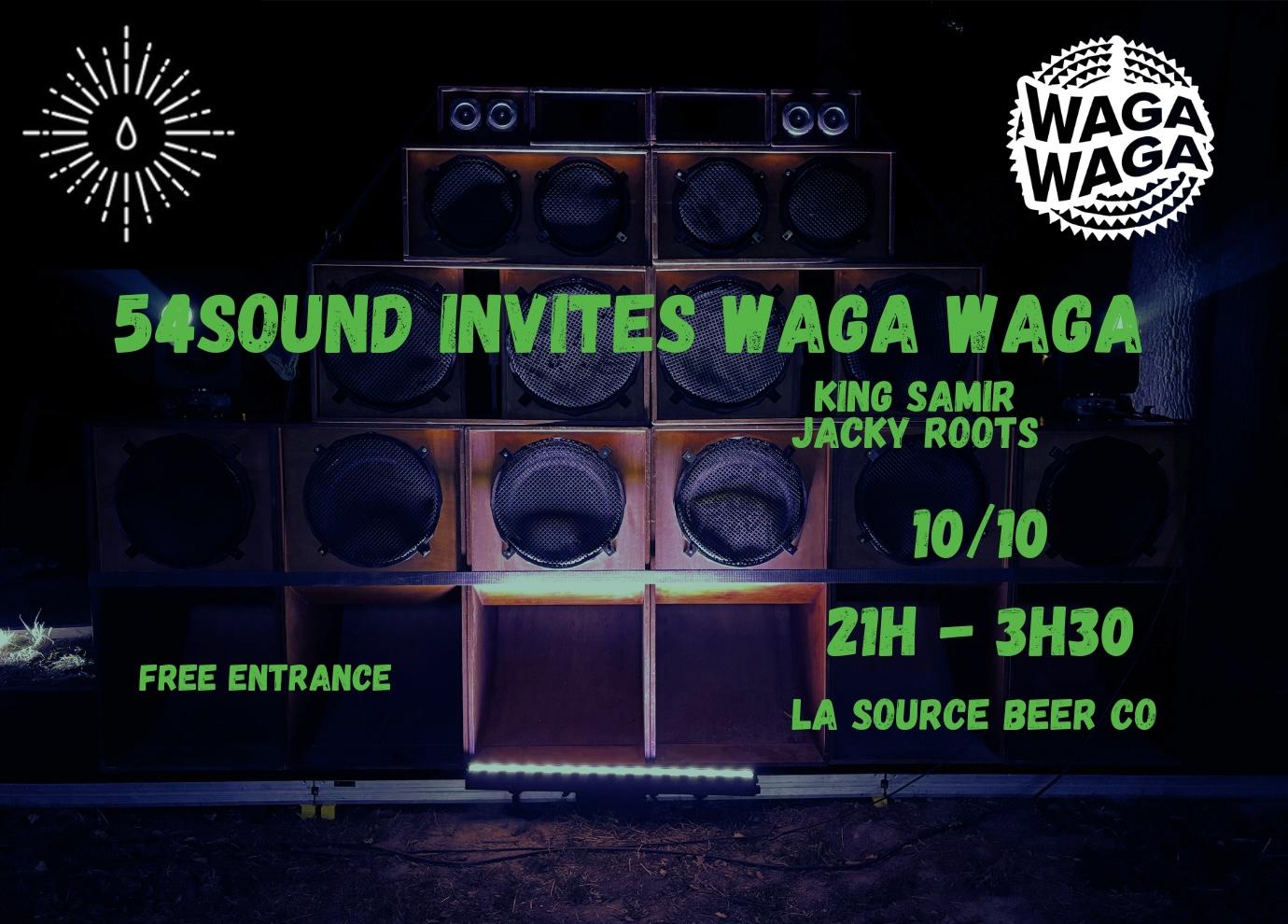54Sound Invites Waga Waga X La Source Beer Co
