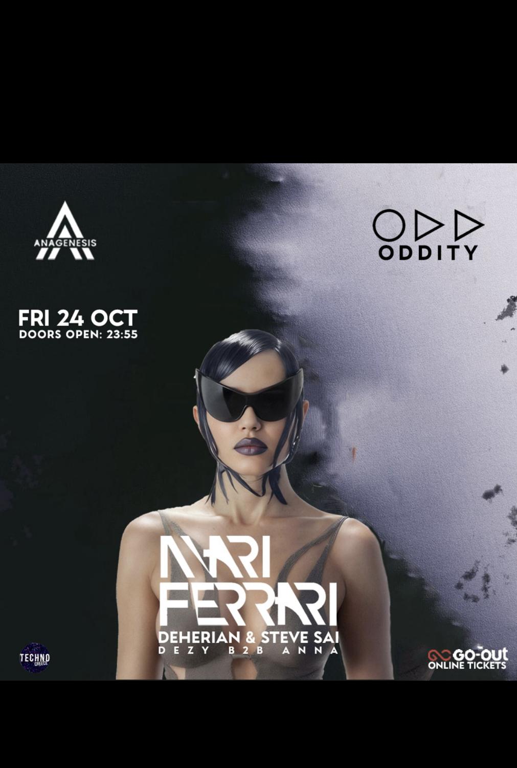 Anagenesis Present Mari Ferrari At Oddity Athens