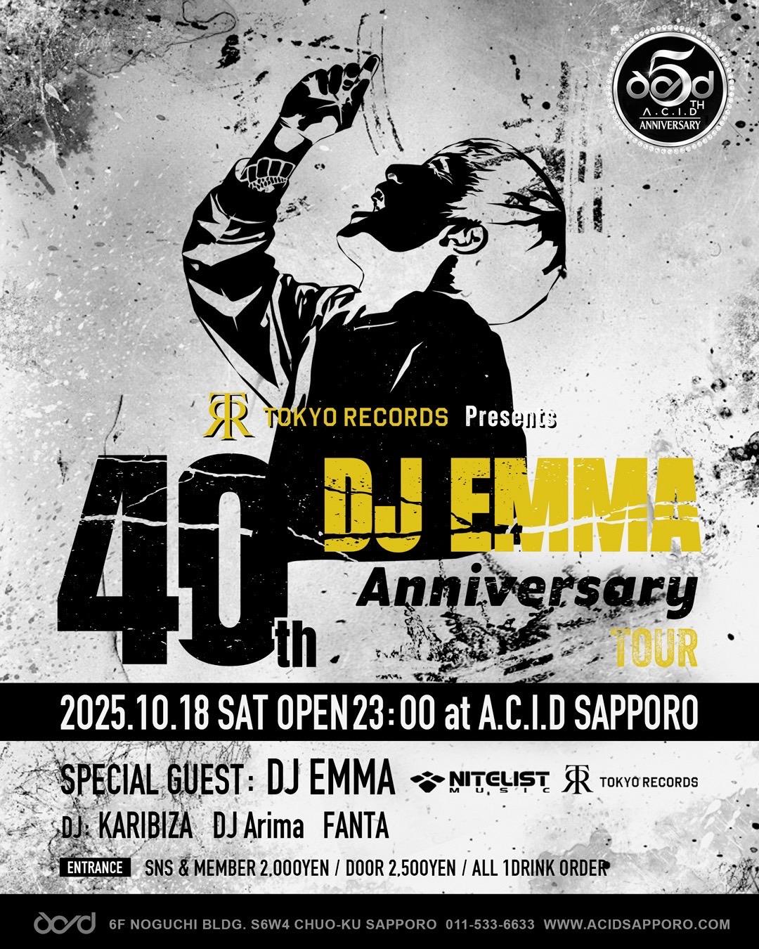 Dj Emma 40Th Anniversary Tour