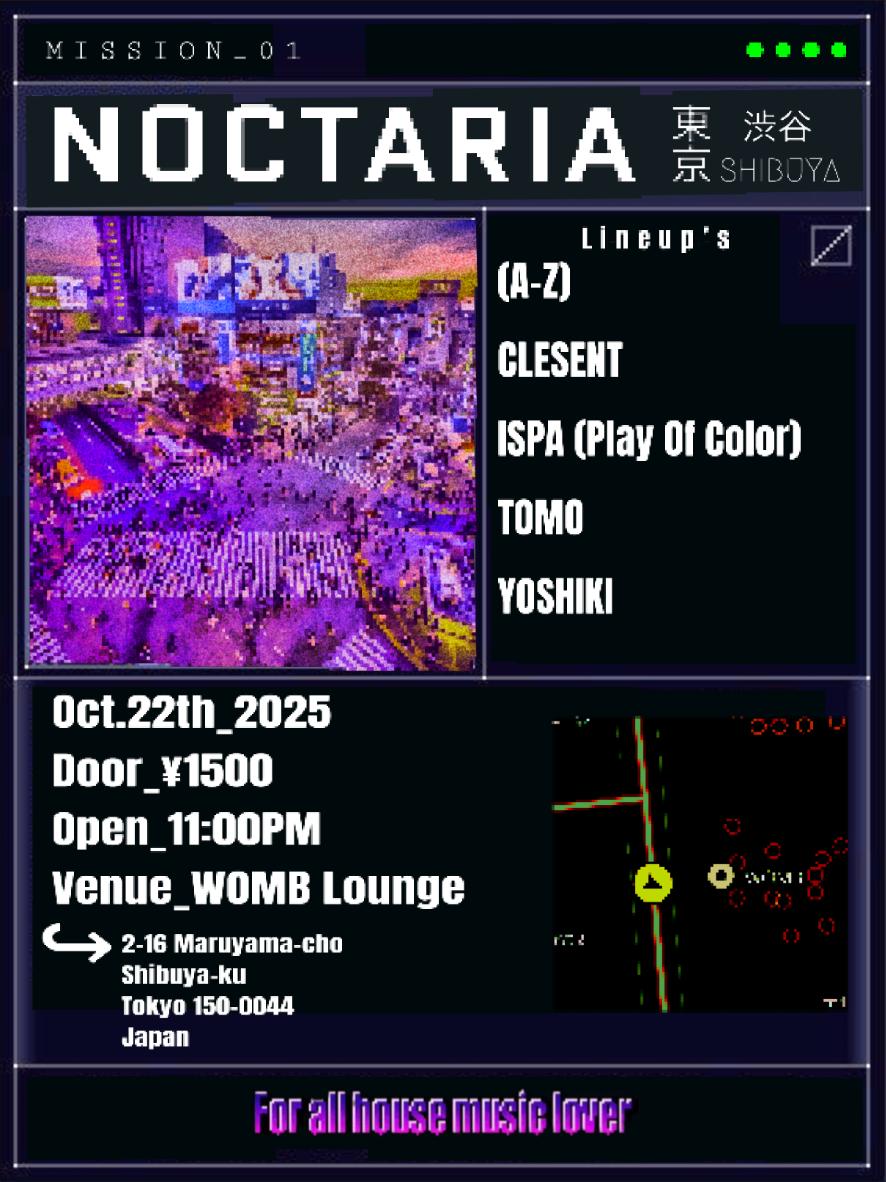 Noctaria (House.Deep Tech &Tech House)