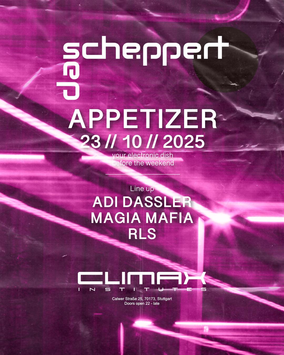 Appetizer Meets Das.Scheppert