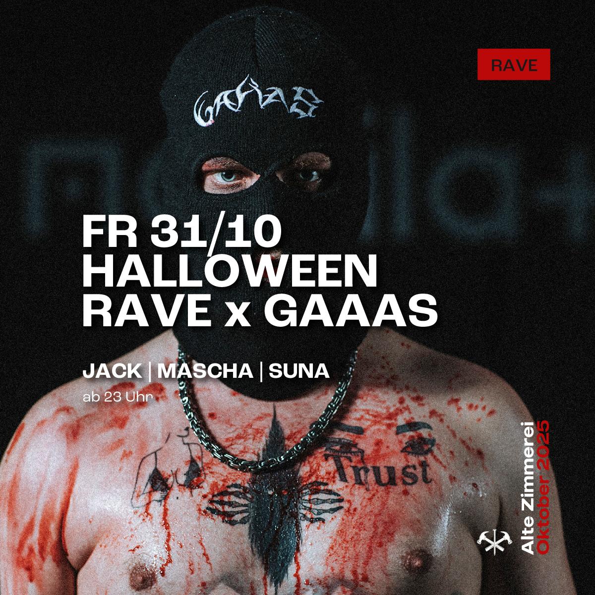 Halloween Rave X Gaaas