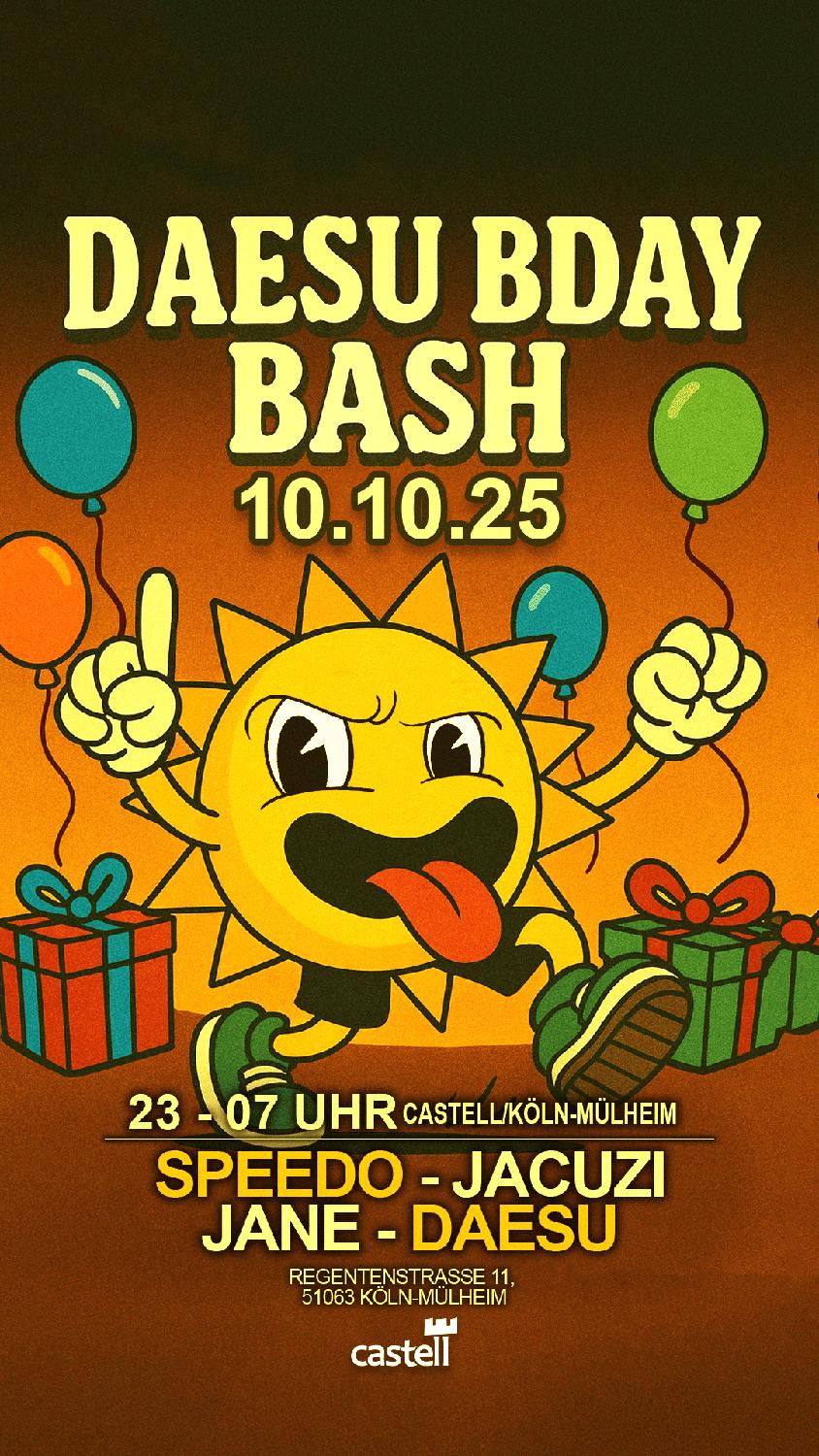 Hyperrave: Free Daesu Bday Bash With Speedo, Daesu, Jacuzi, Jane