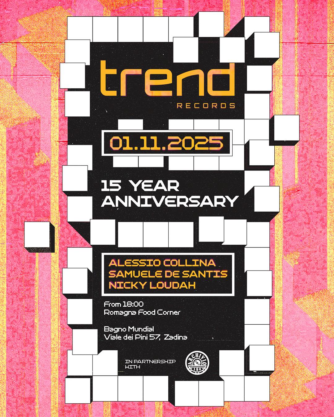 Trend Records 15 Year Anniversary