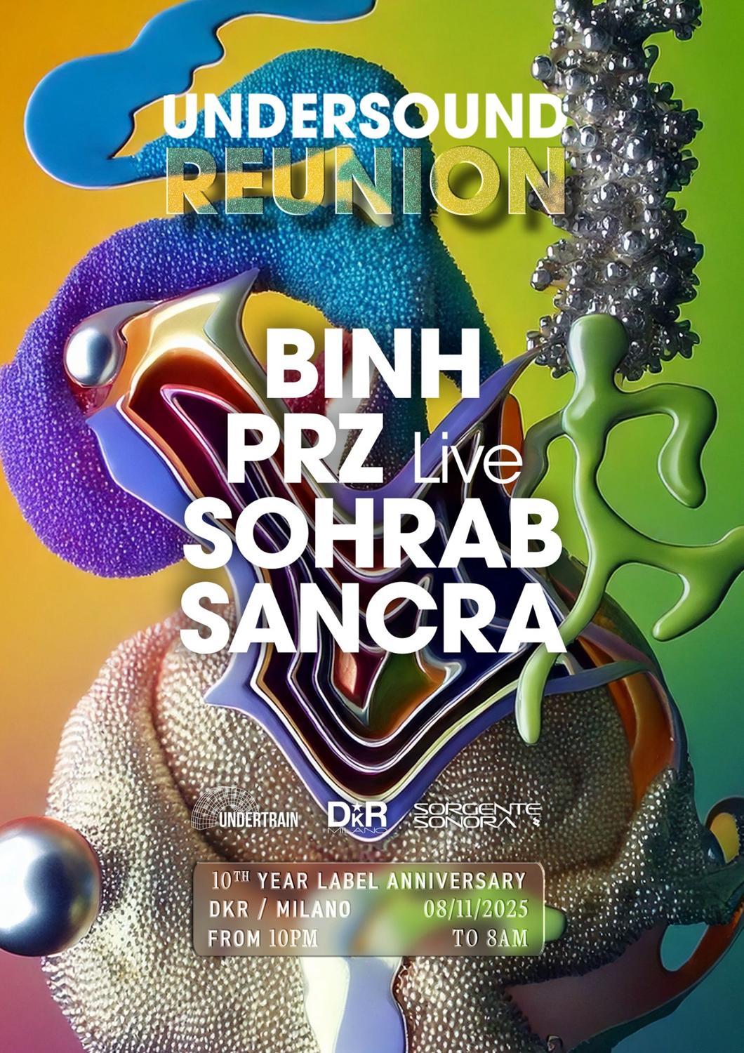 Undersound Reunion Powered By Sorgente Sonora - 10Th Year Label Anniversary