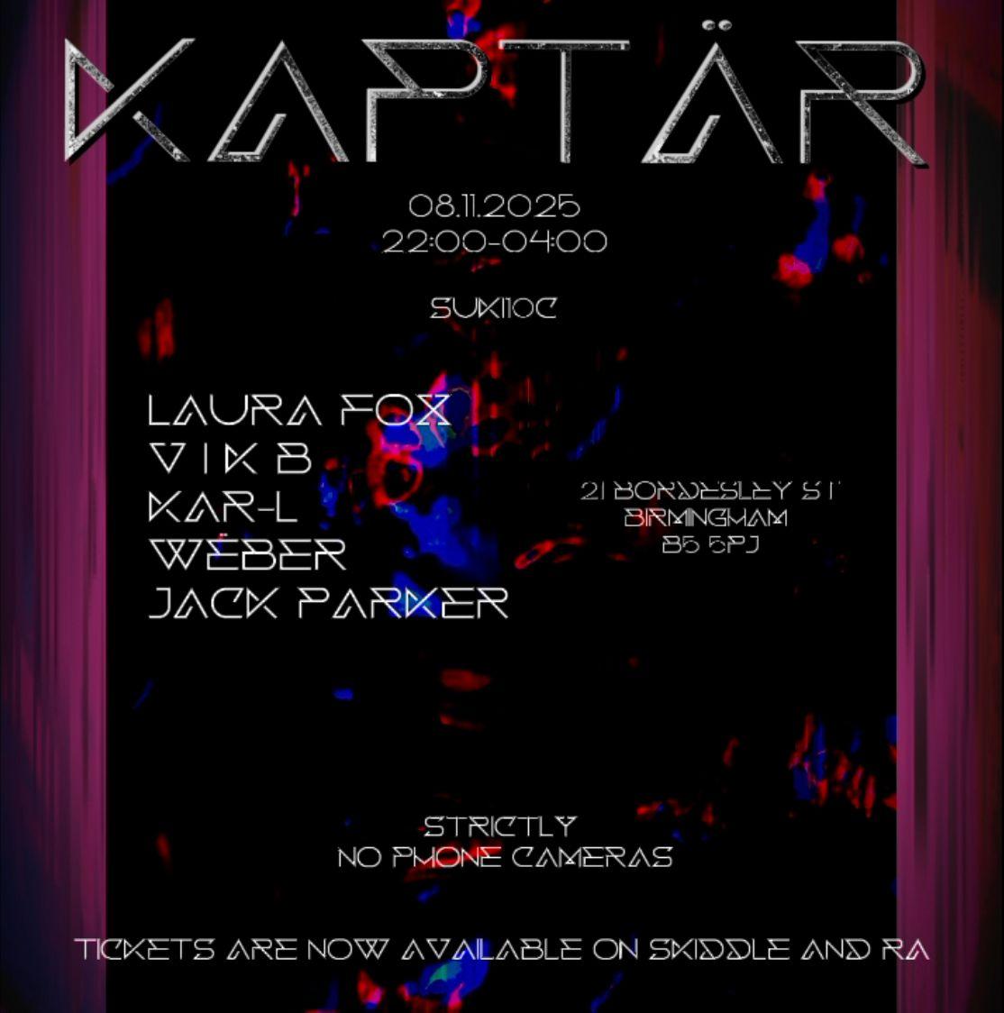 Kaptär Techno - Debut Night