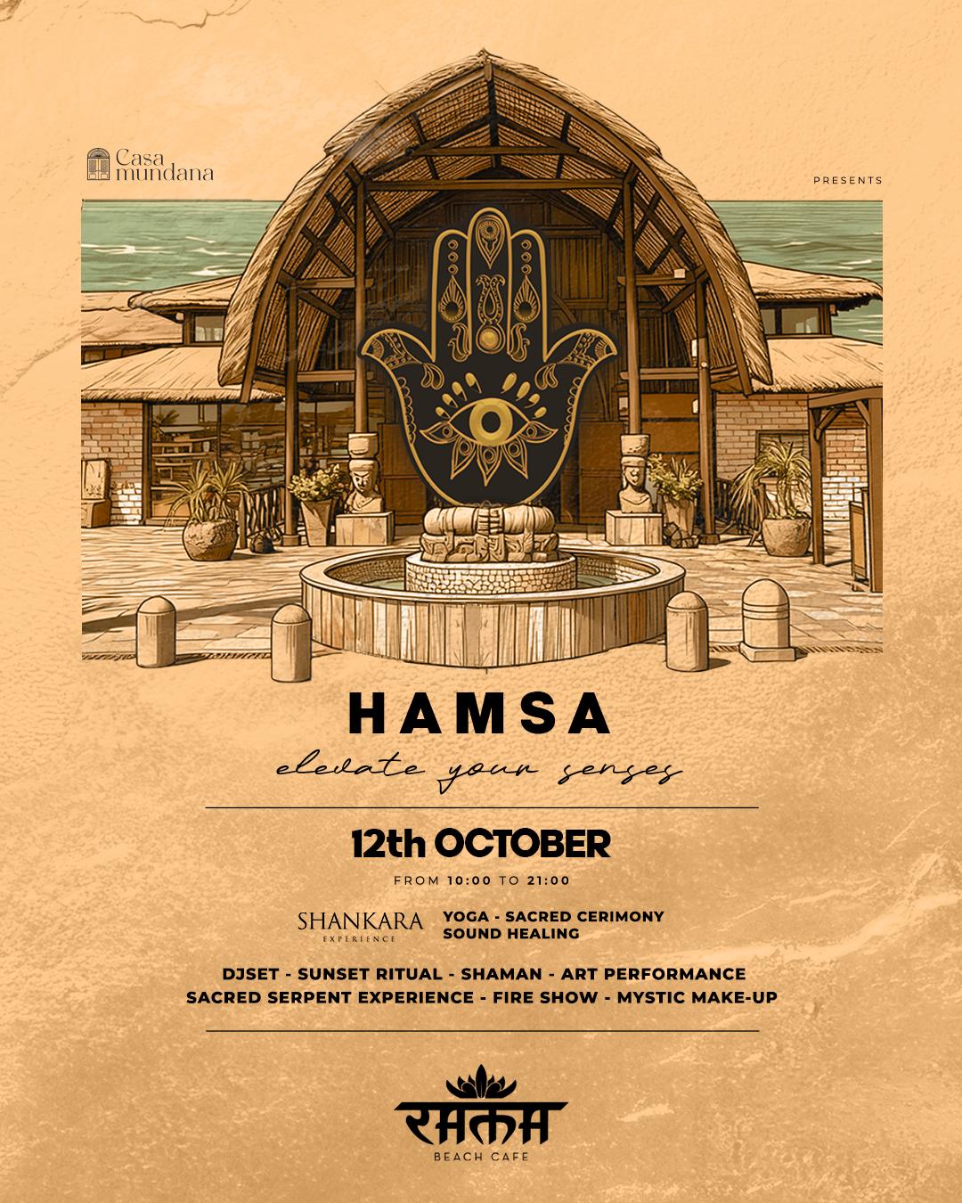 Hamsa - Holistic Fest & Sunset Party - Rama Beach