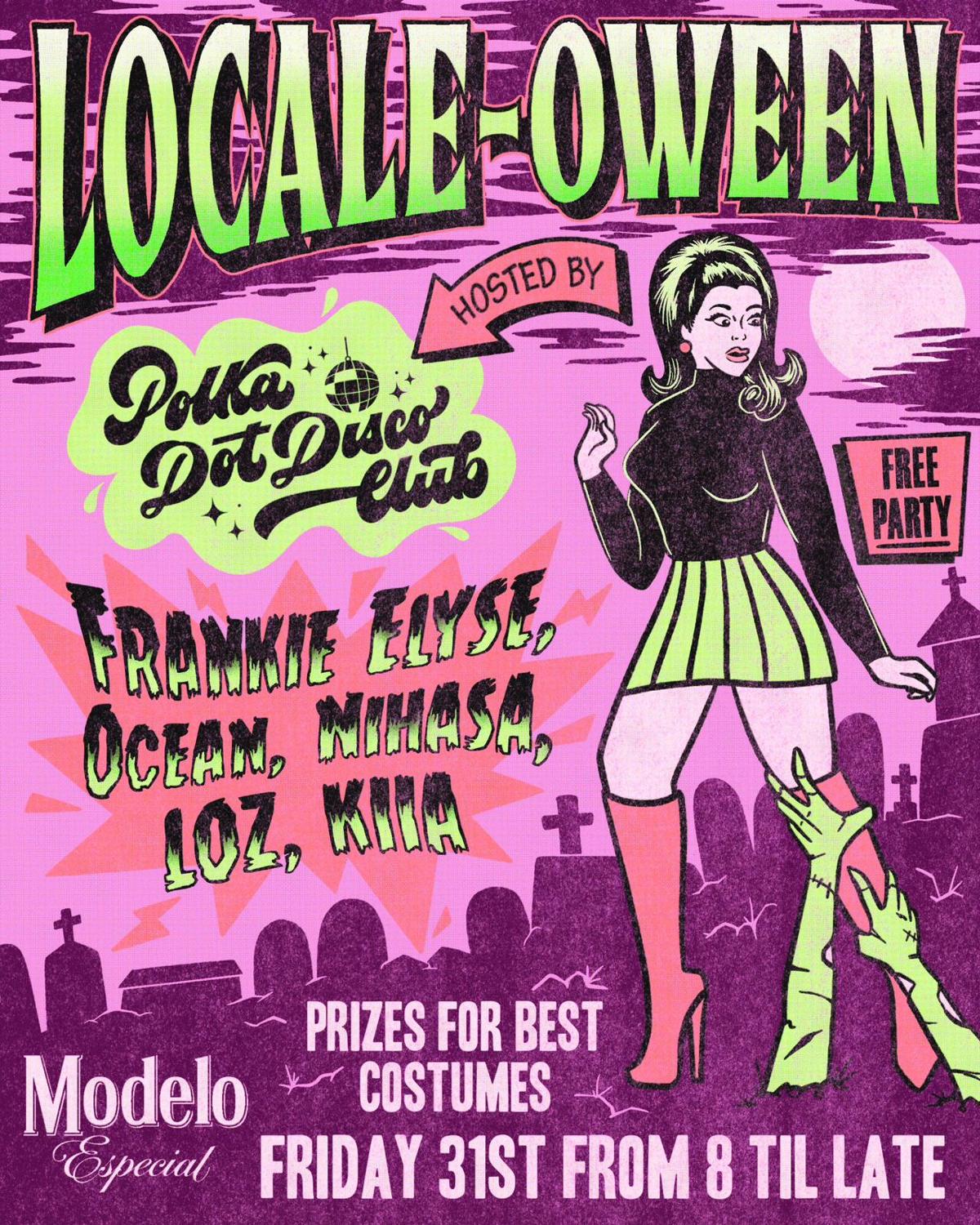 Polka Dot Disco Club • Locale-Oween Party (㇏(•̀ᵥᵥ•́)ノ)