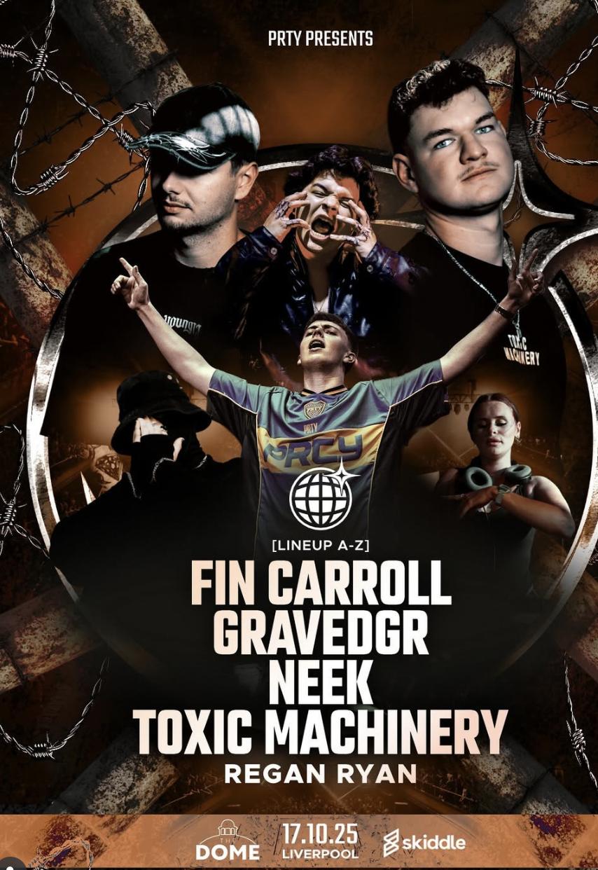 Prty: Toxic Machinery & Fin Carroll