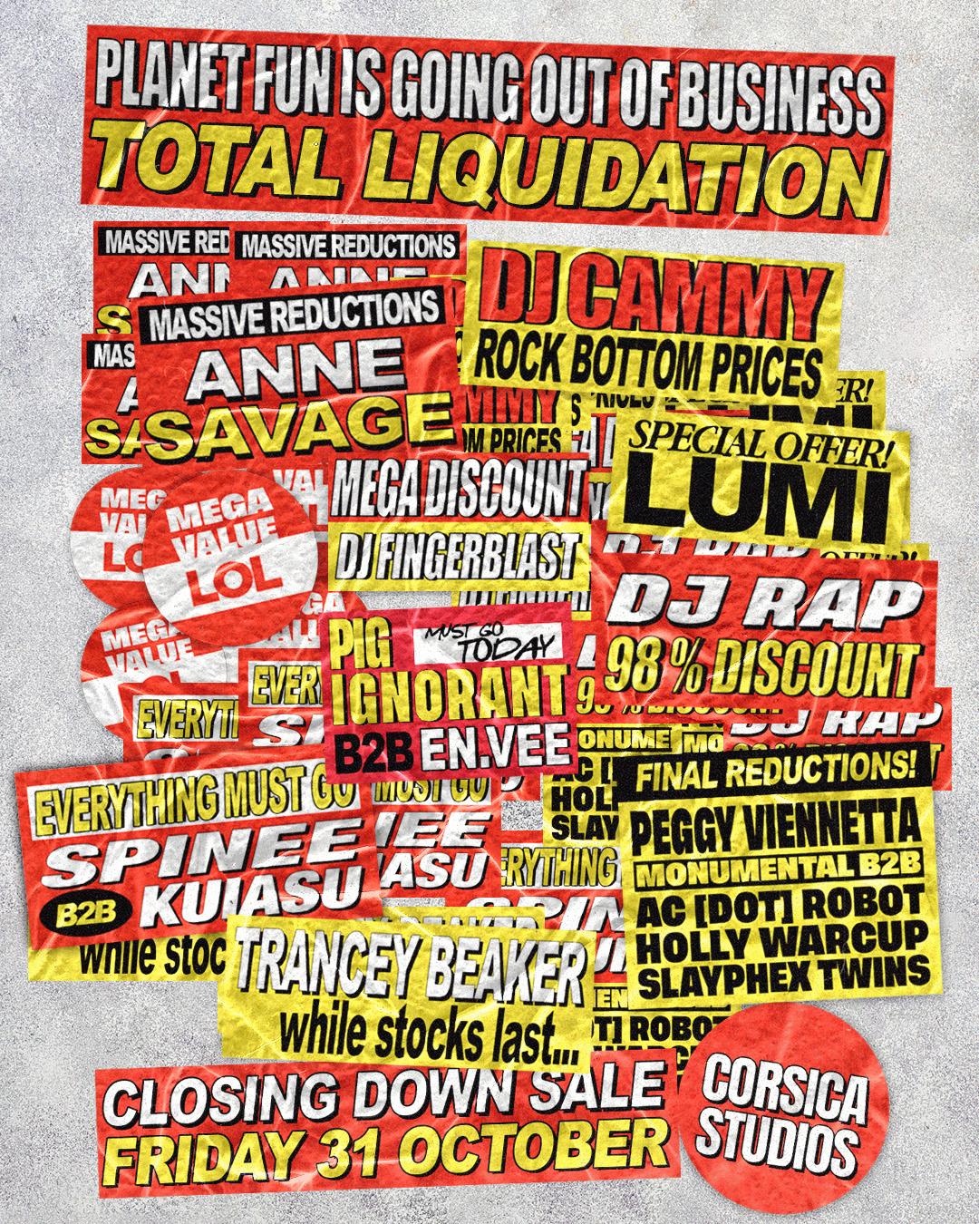 Planet Fun: Total Liquidation