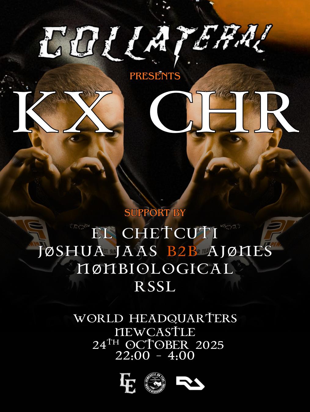 Collateral Events Presents: Kx Chr + Support
