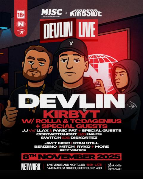 Misc X Kirbside: Devlin Live
