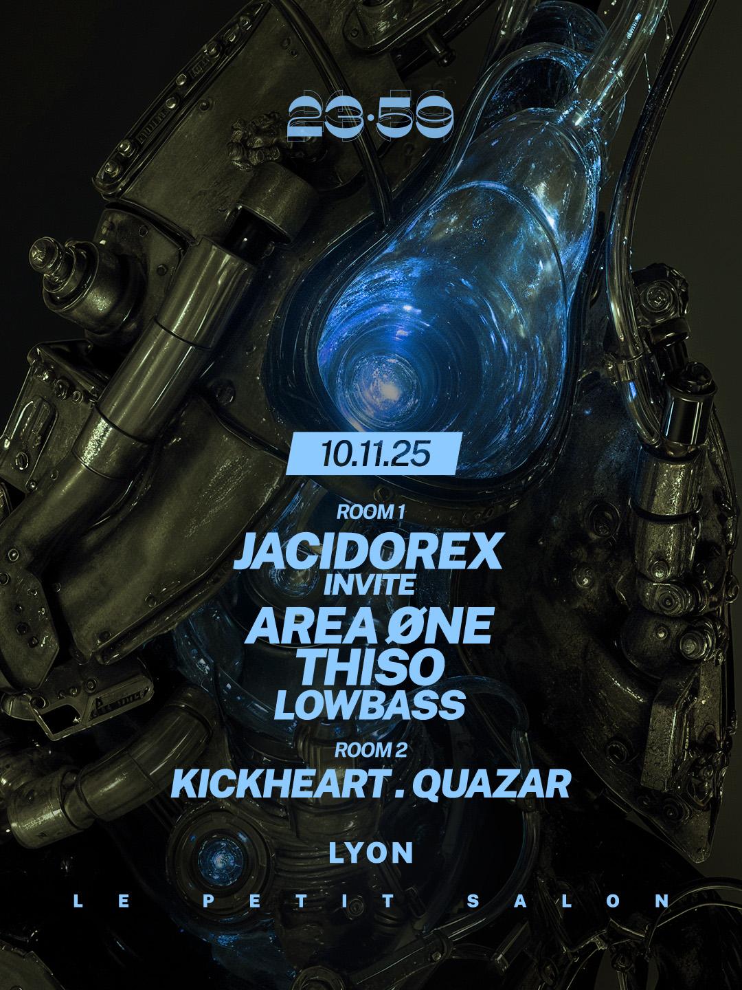 23:59 - Jacidorex, Area Øne, Thiso, Lowbass