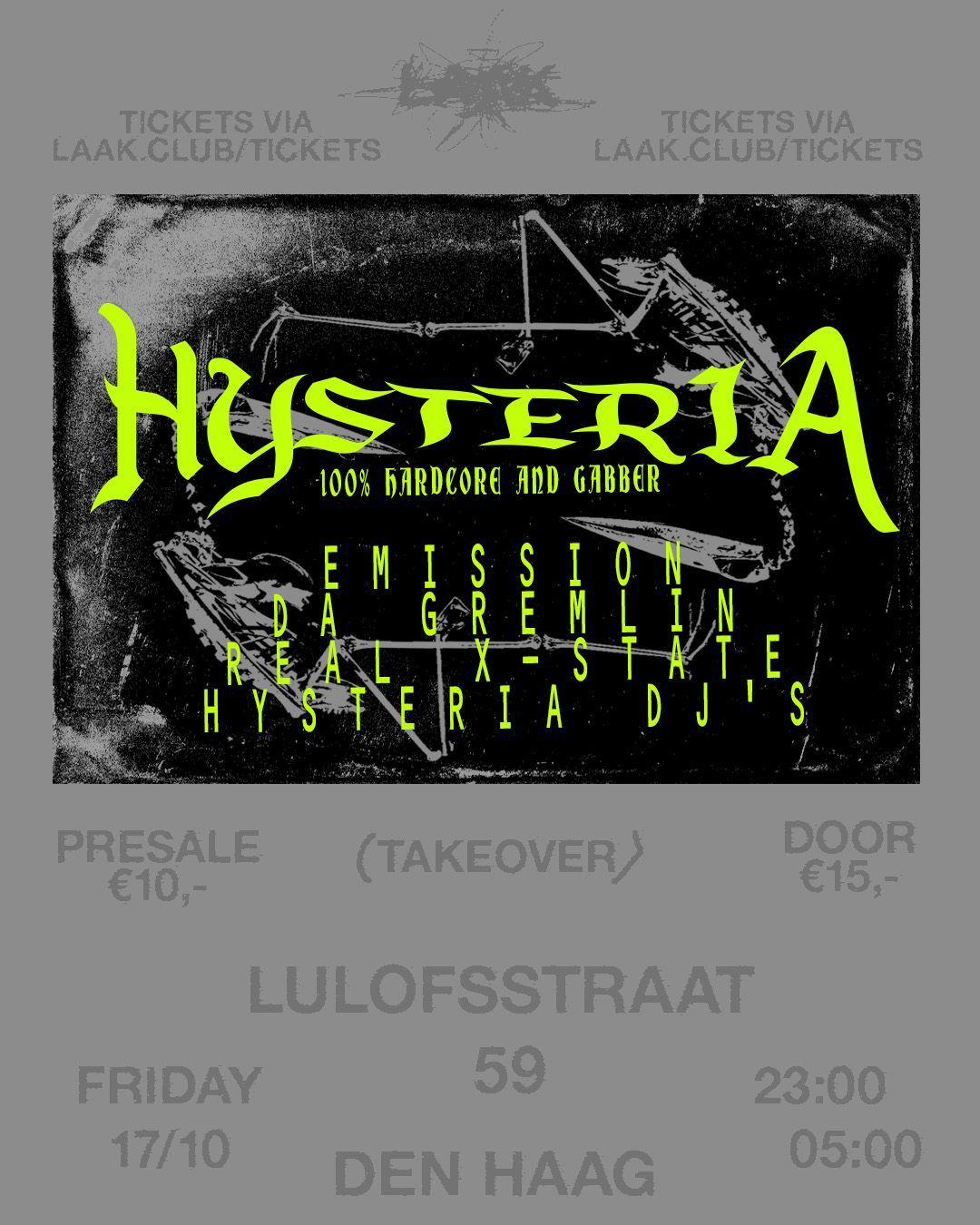 Hysteria X Laak