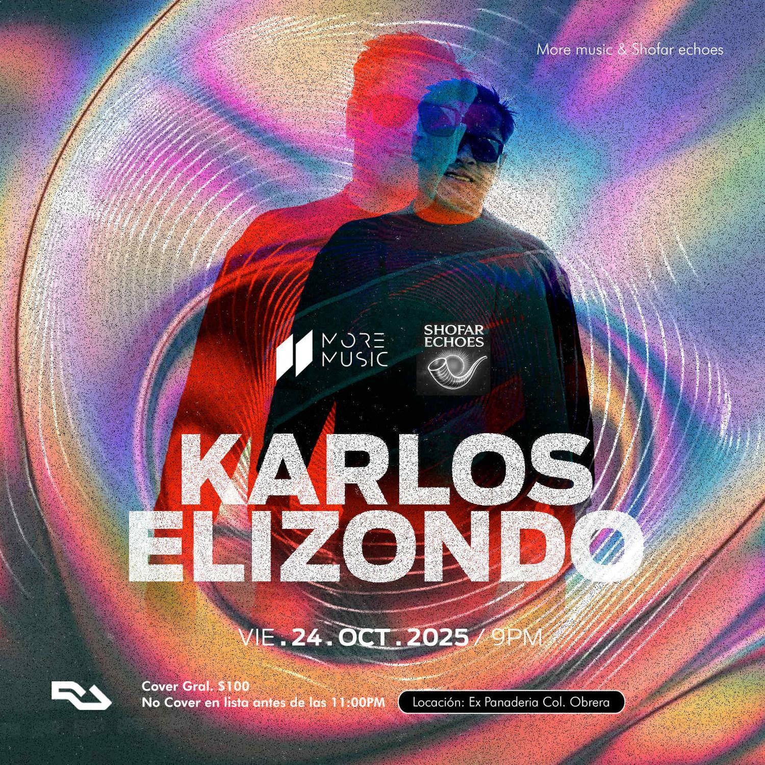 Shofar Echoes + More Music Presents Karlos Elizondo