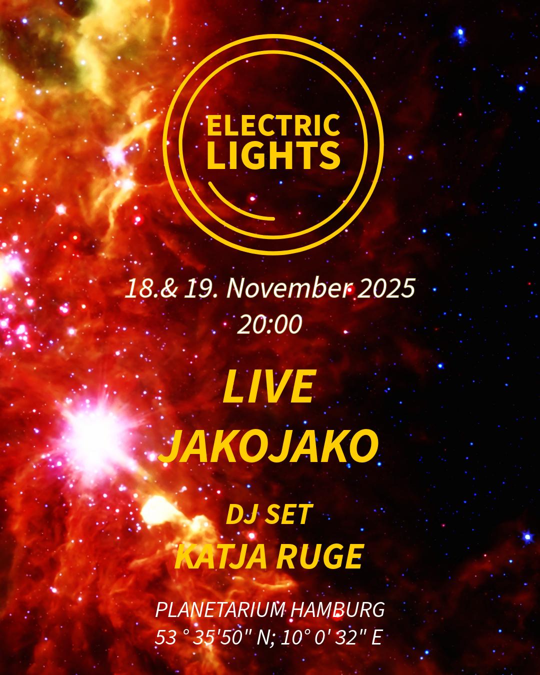 Electric Lights - Vol 5 - Jakojako (Live) & Katja Ruge (Dj)