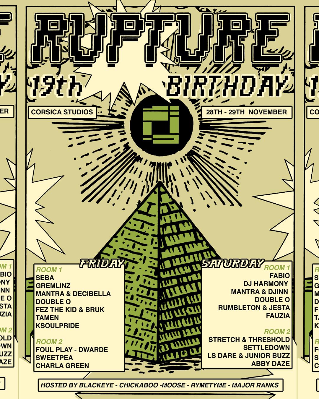 Rupture 19Th Birthday - Part 2 (Sold Out)