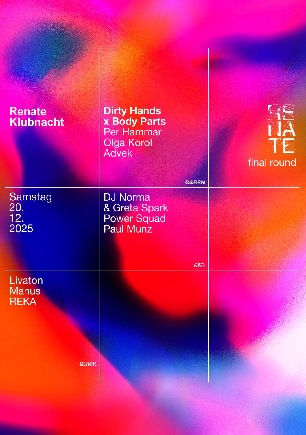 Final Round W Per Hammar, Olga Korol, Advek, Dj Norma, Greta Spark, Power Squad, Paul Munz