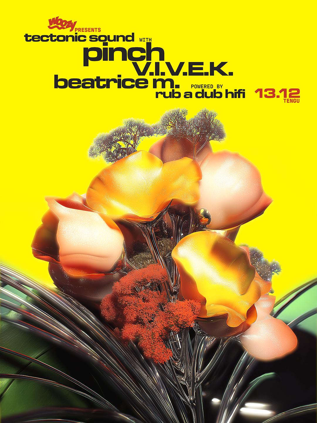 Woozy: Tectonic Sound With Pinch, V.I.V.E.K. & Beatrice M. Powered By Rub A Dub Hifi