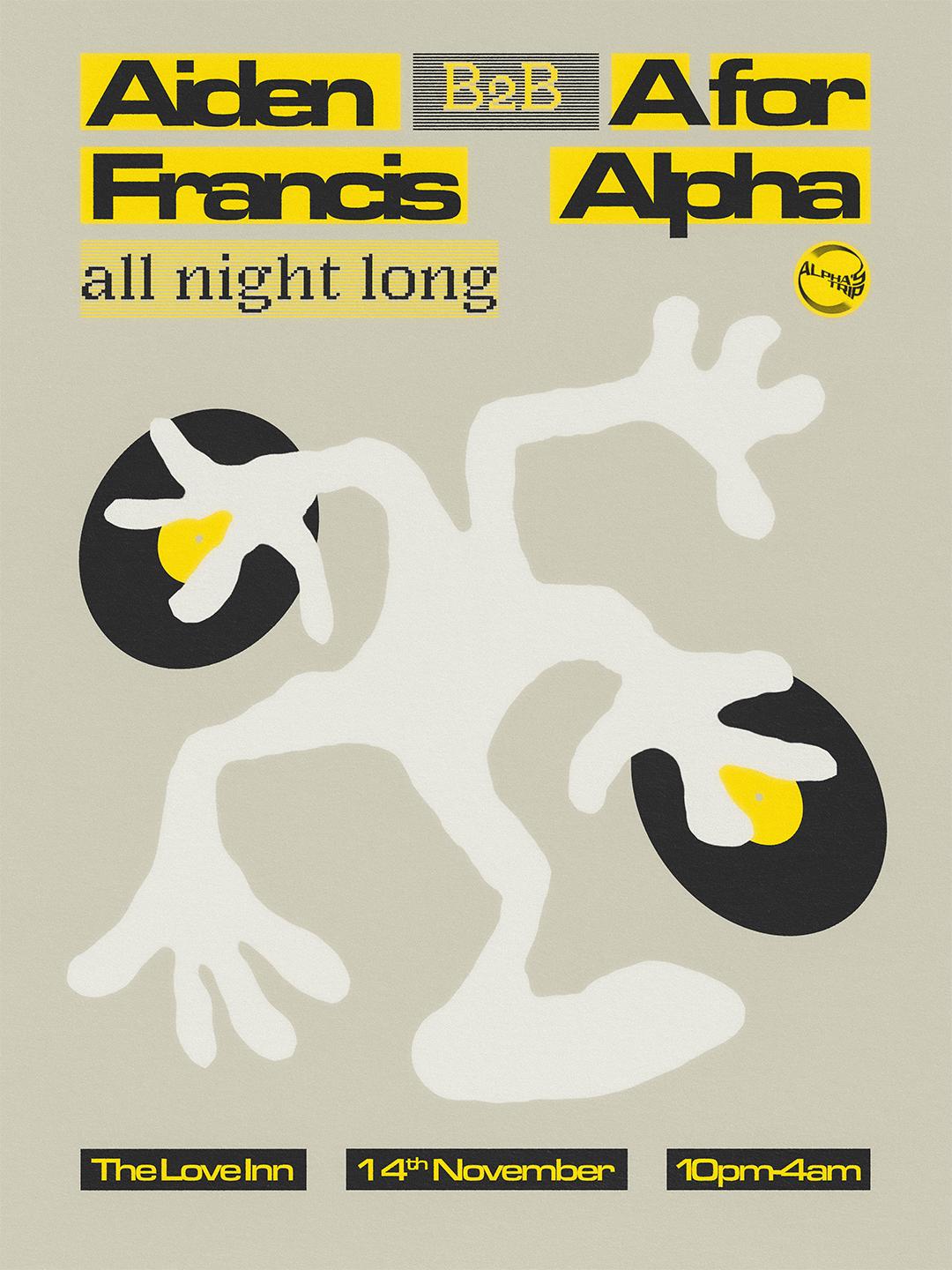 Alphas Trip With A For Alpha + Aiden Francis [All Night Long]