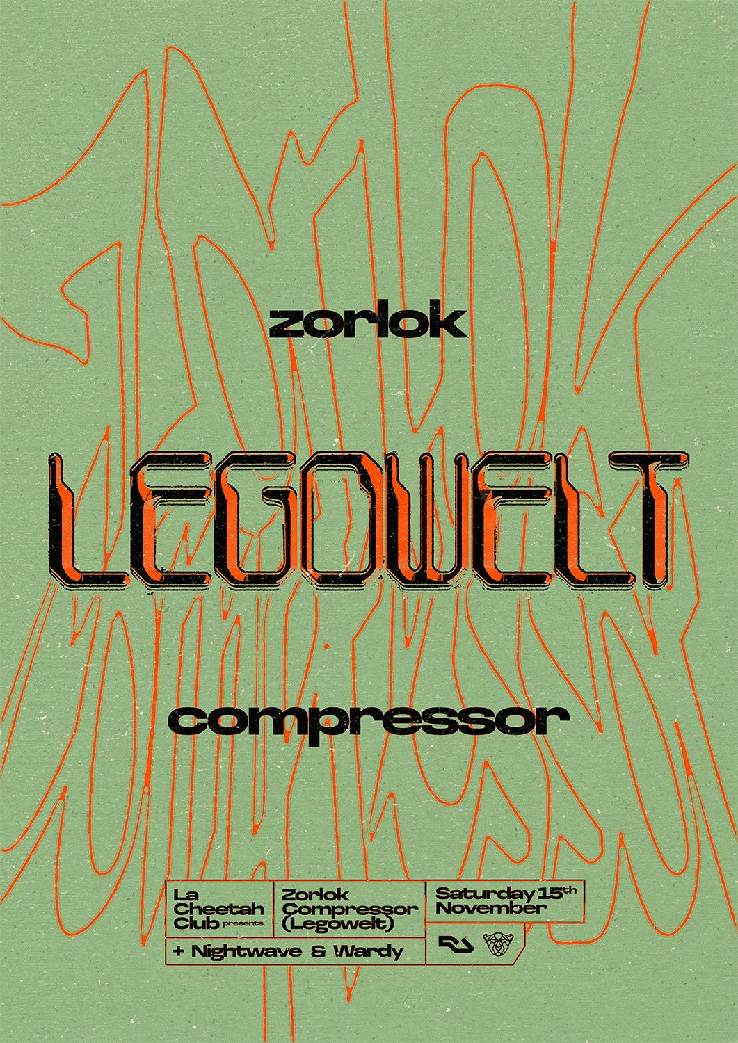 La Cheetah Club Presents: Legowelt = Zorlok Compressor + Nightwave