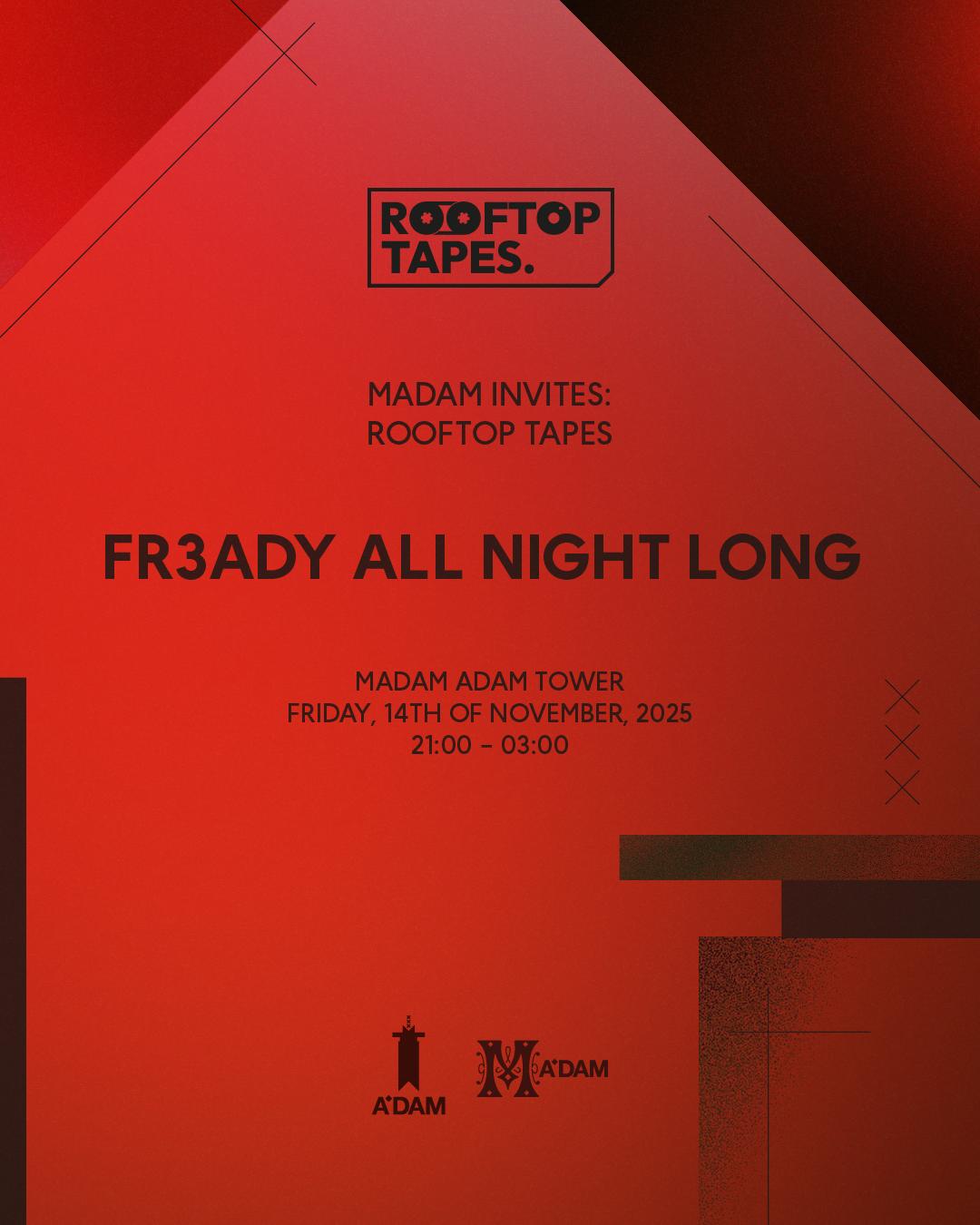 Madam By Night Invites: Rooftop Tapes