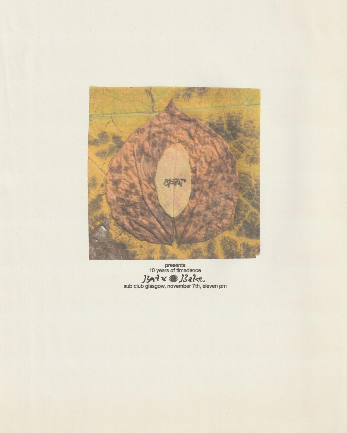 Spirit Presents Timedance 10 ࿓ Batu & Bake ࿓ Sub Club ࿓ 07.11.25 ࿓ 11-4Am