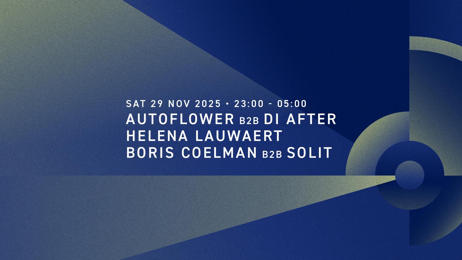 Helena Lauwarent, Autoflower B2B Di After, Boris Coelman B2B Solit