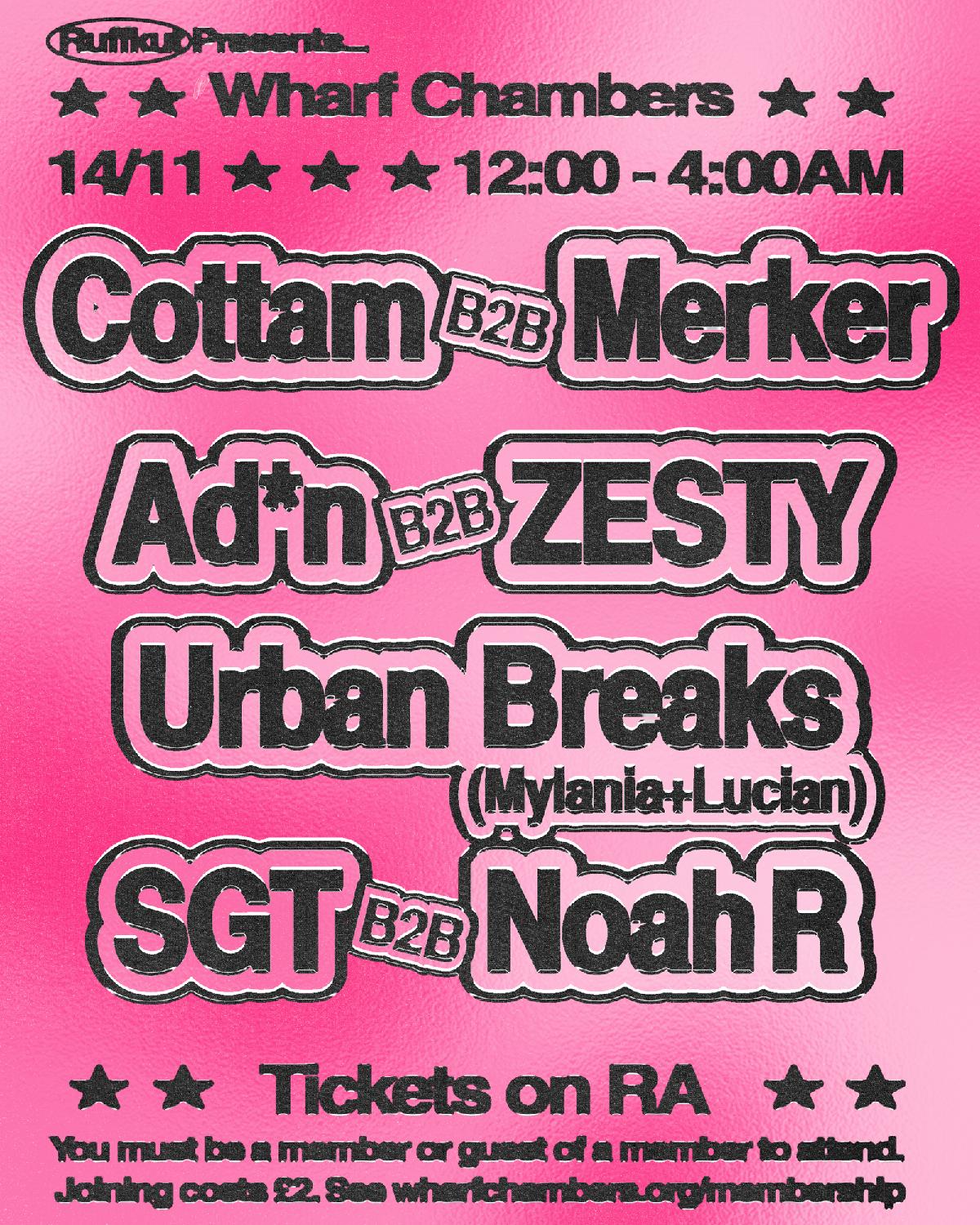 Ruffkut Presents: Cottam B2B Merker