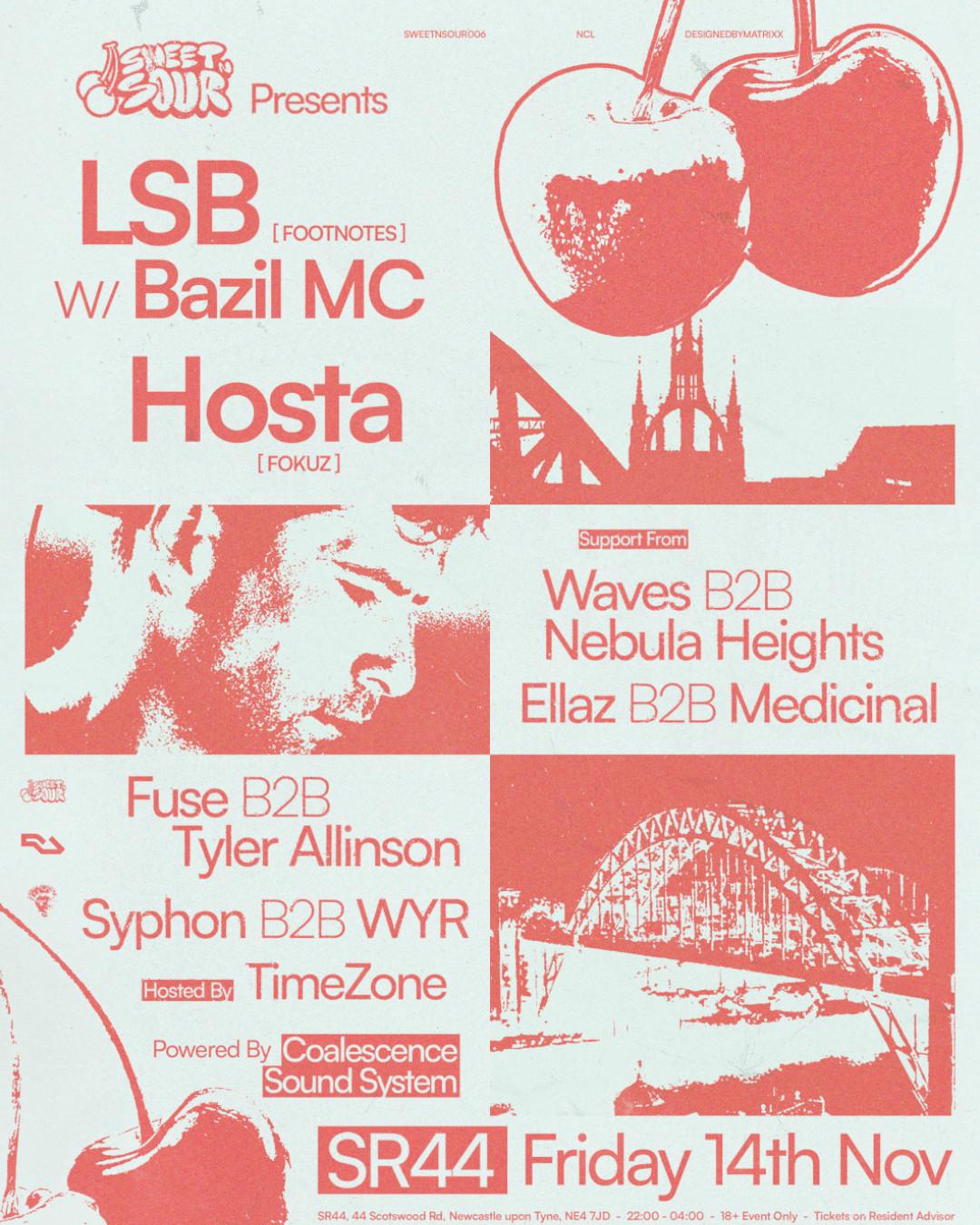 Sweet N Sour: Lsb, Bazil Mc, Hosta + Support