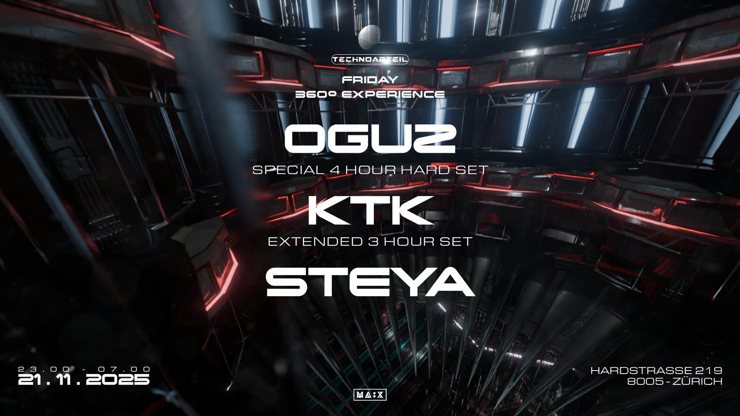 Weekender - Day 1 - Technoabteil With Oguz, Ktk & Steya