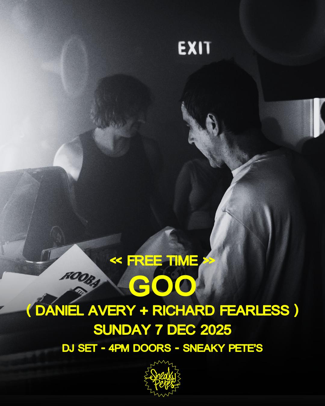 Free Time: Goo (Daniel Avery B2B Richard Fearless)