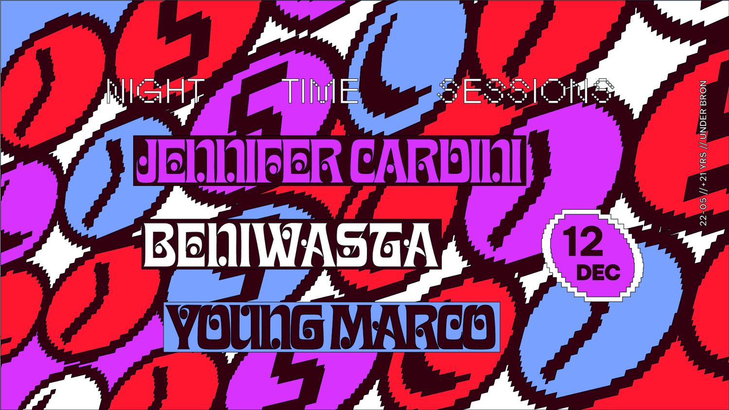 Night Time Sessions: Jennifer Cardini, Beniwasta, Young Marco