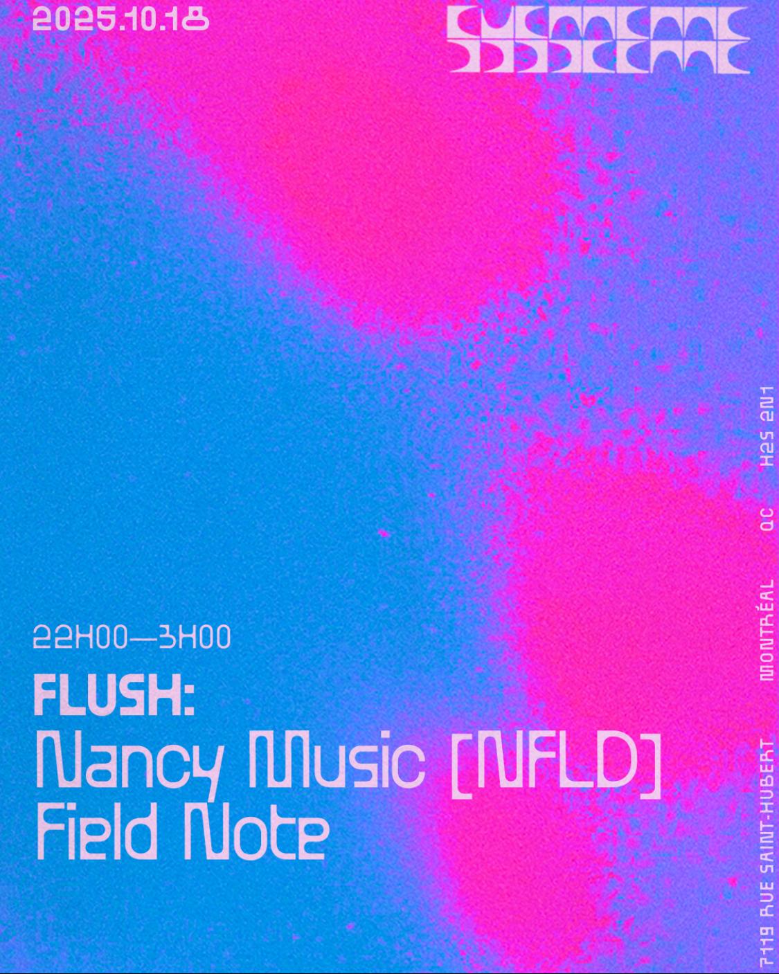 Flush: Nancy Music [Nfld] + Field Note