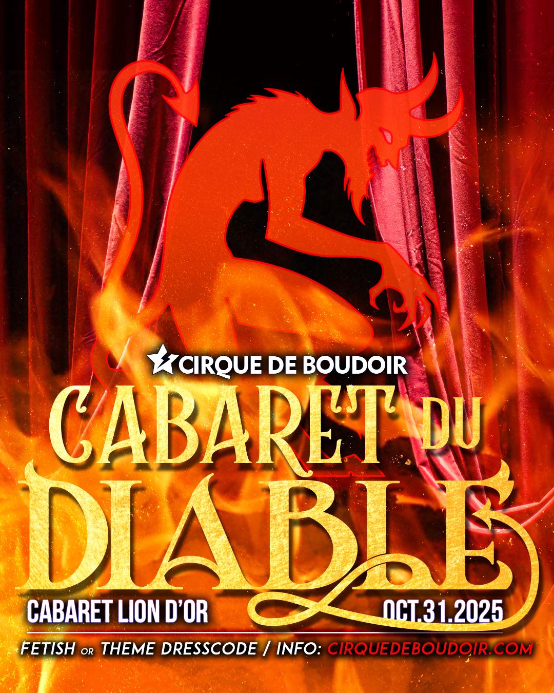 Cabaret Du Diable Halloween 2025