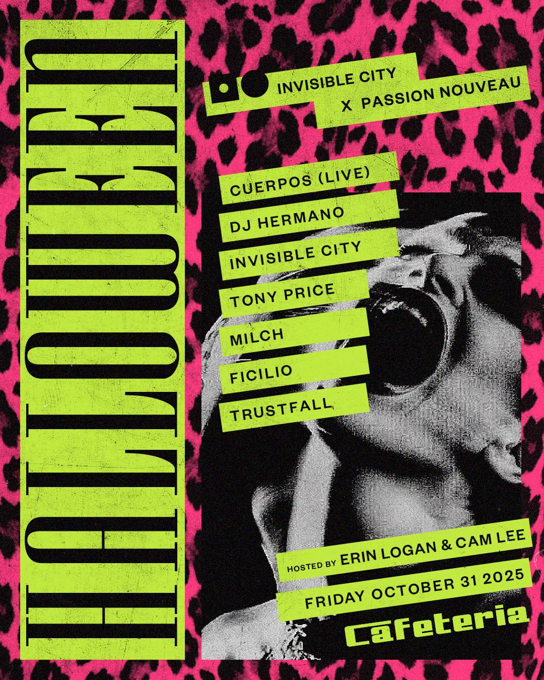 Cafeteria Halloween: Invisible City X Passion Nouveau
